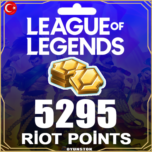  League Of Legends TR 5295 RP - 1230 TL