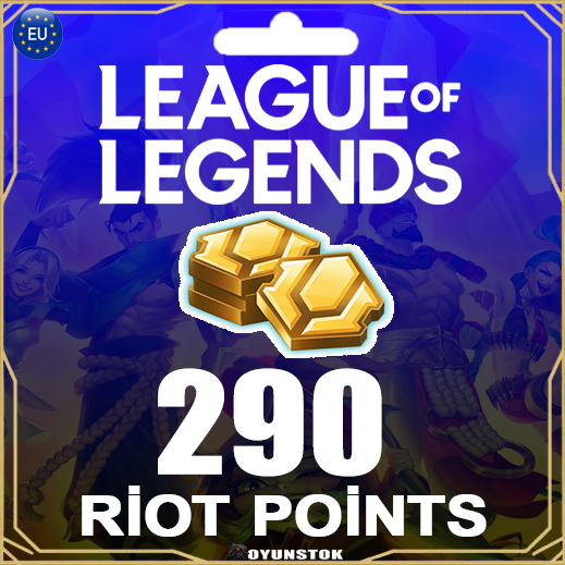  League Of Legends EU West 290 RP - 2,5 EUR