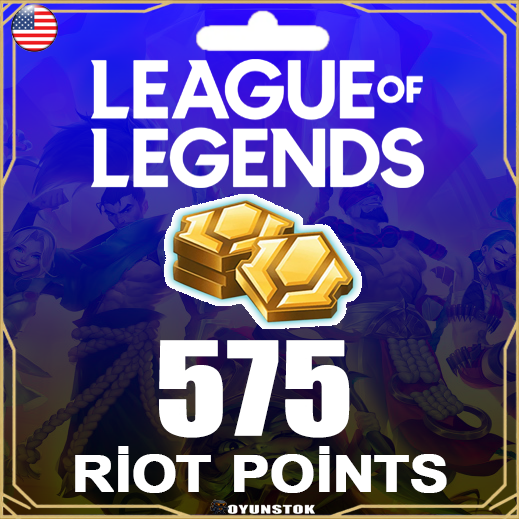 League Of Legends NA 575 RP 5 USD
