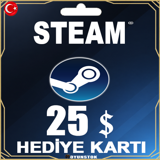 Steam Cüzdan Kodu 25 USD 