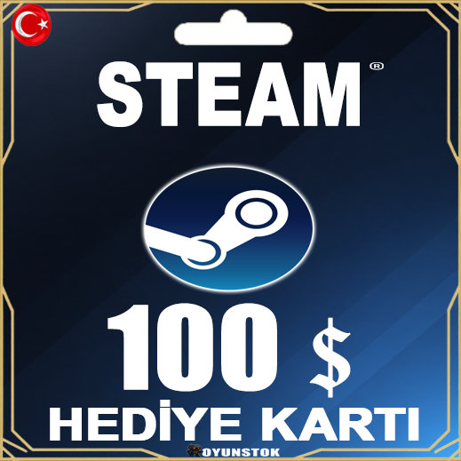 Steam Cüzdan Kodu 100 USD 