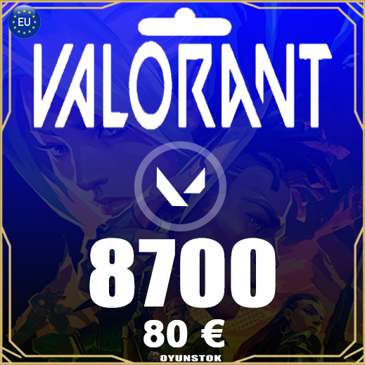 Valorant 8700 VP EU - 80 EUR