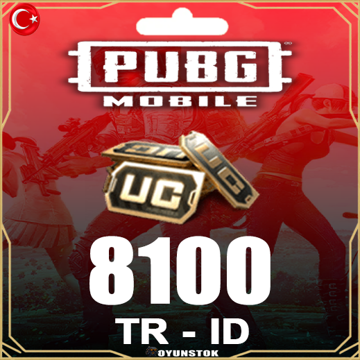PUBG Mobile 8100 UC Top-Up (TR ID)