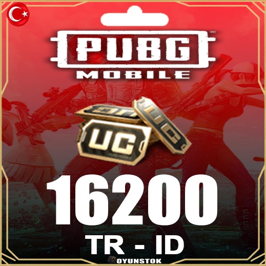 PUBG Mobile 16200 UC Top-Up (TR ID)
