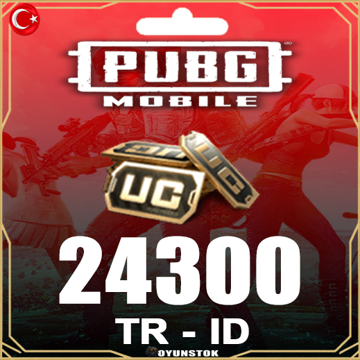 PUBG Mobile 24300 UC Top-Up (TR ID)