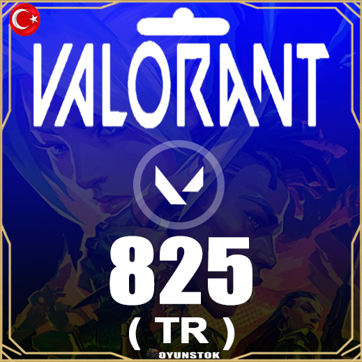 Valorant 825 VP TR - 250 TL