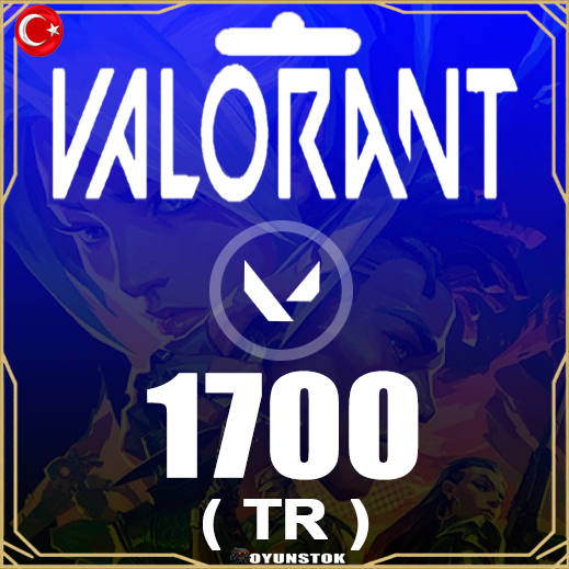Valorant 1700 VP TR - 500 TL