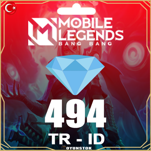 Mobile Legends 494 Elmas TR ID Yükleme