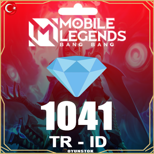 Mobile Legends 1041 Elmas  TR ID Yükleme