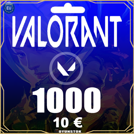 Valorant 1000 VP EU - 10 EUR