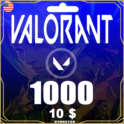 Valorant 1000 VP NA - 10 USD
