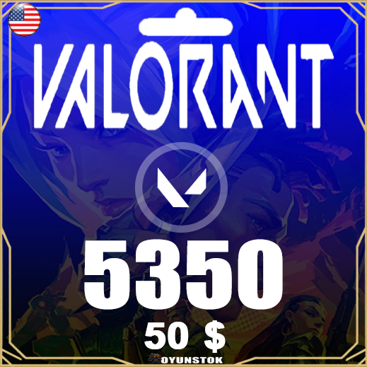 Valorant 5350 VP NA - 50 USD