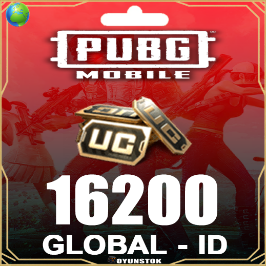 PUBG Mobile 16200 UC Top-Up (GLOBAL ID)