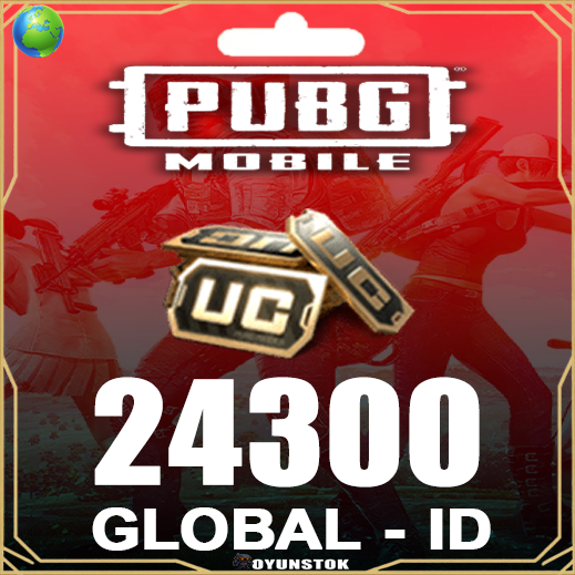 PUBG Mobile 24300 UC Top-Up (GLOBAL ID)
